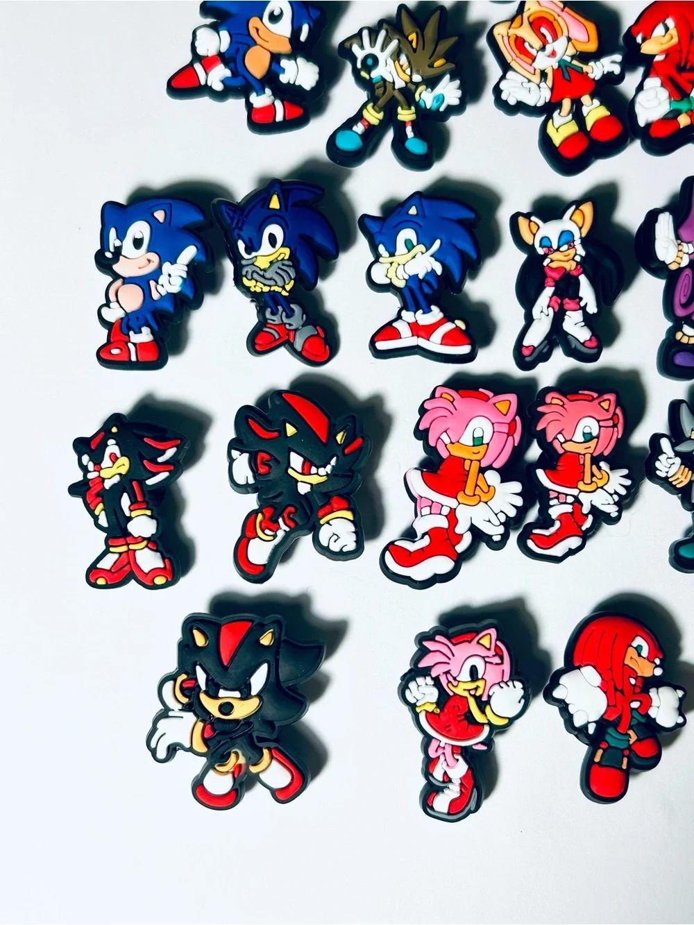 Sonic the Hedgehog Themed Shoe Charms for Crocs Shoes (Set of 21)